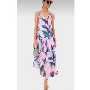 Oliphant Botanica Tassel Tiered Maxi Dress